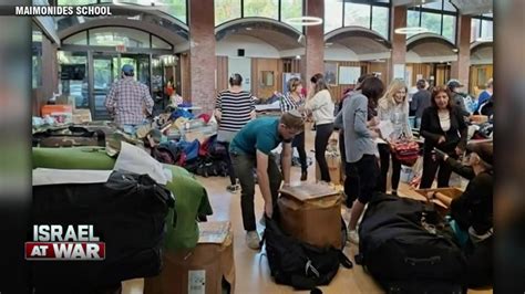 Jewish school in Brookline gathers donations to send to those fighting on front lines in Israel